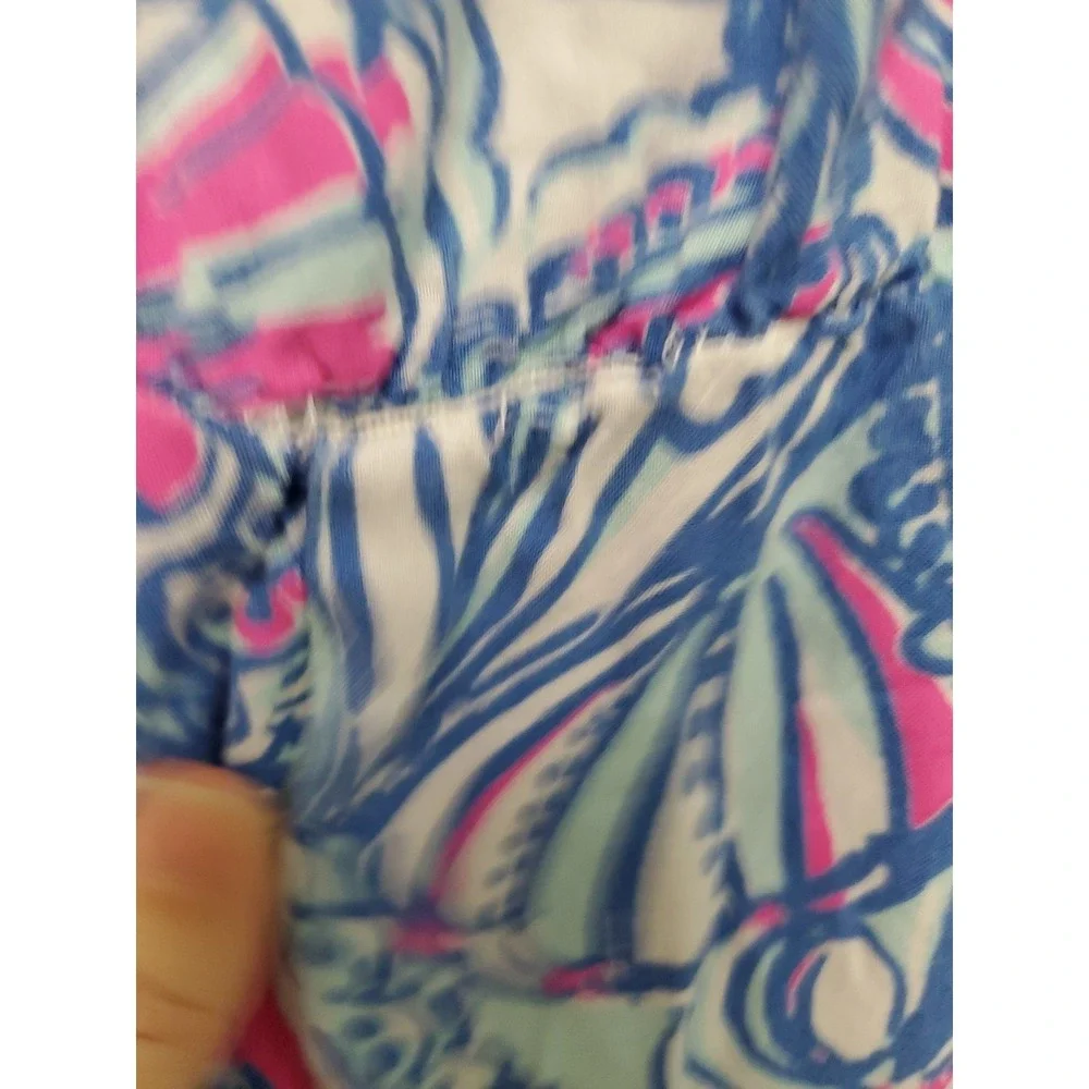 Lilly Pulitzer Girls' My Fans Target Maxi Ruffle‎ Hem Dress-Size XS (4/5)